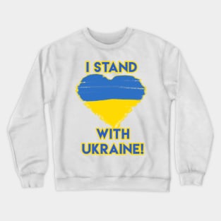 I Stand With Ukraine Crewneck Sweatshirt